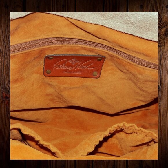 Patricia Nash Rare Fruit & Floral Leather Satchel – Hand-Painted Italian Leather - Picture 5 of 10